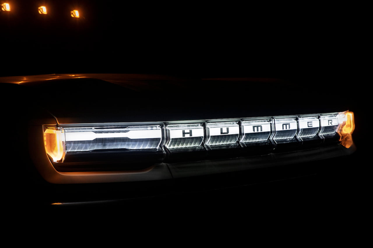 2022 GMC Hummer EV headlights marker lights