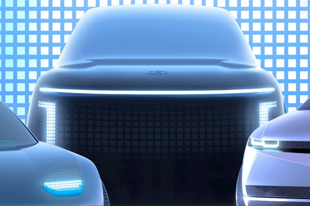 Hyundai Ioniq 7 concept front teaser
