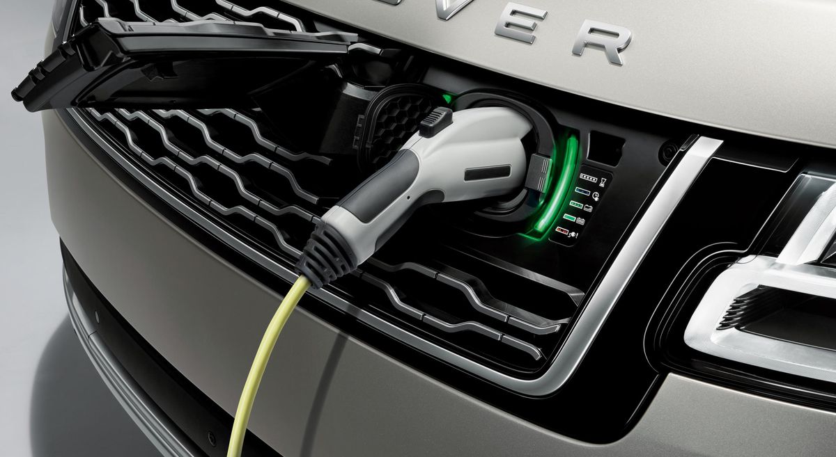 Range Rover PHEV electric charging