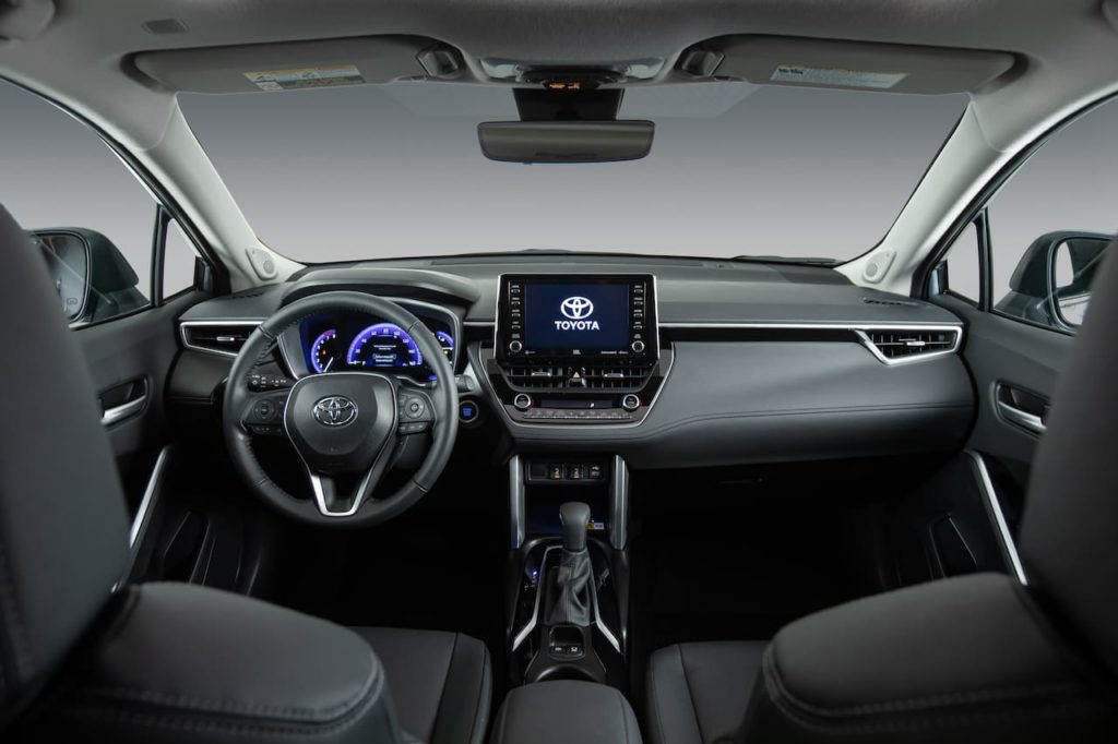 US-spec 2022 Toyota Corolla Cross interior dashboard