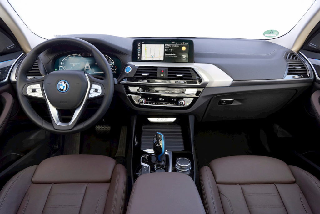 BMW iX3 interior dashboard