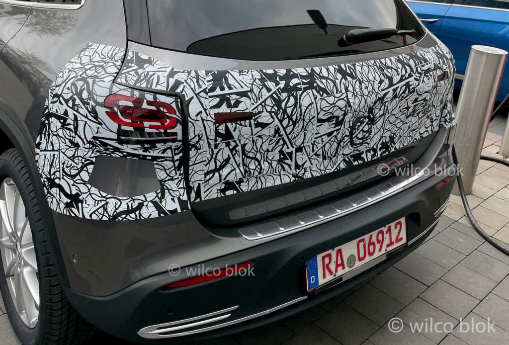 Mercedes EQA electric crossover rear
