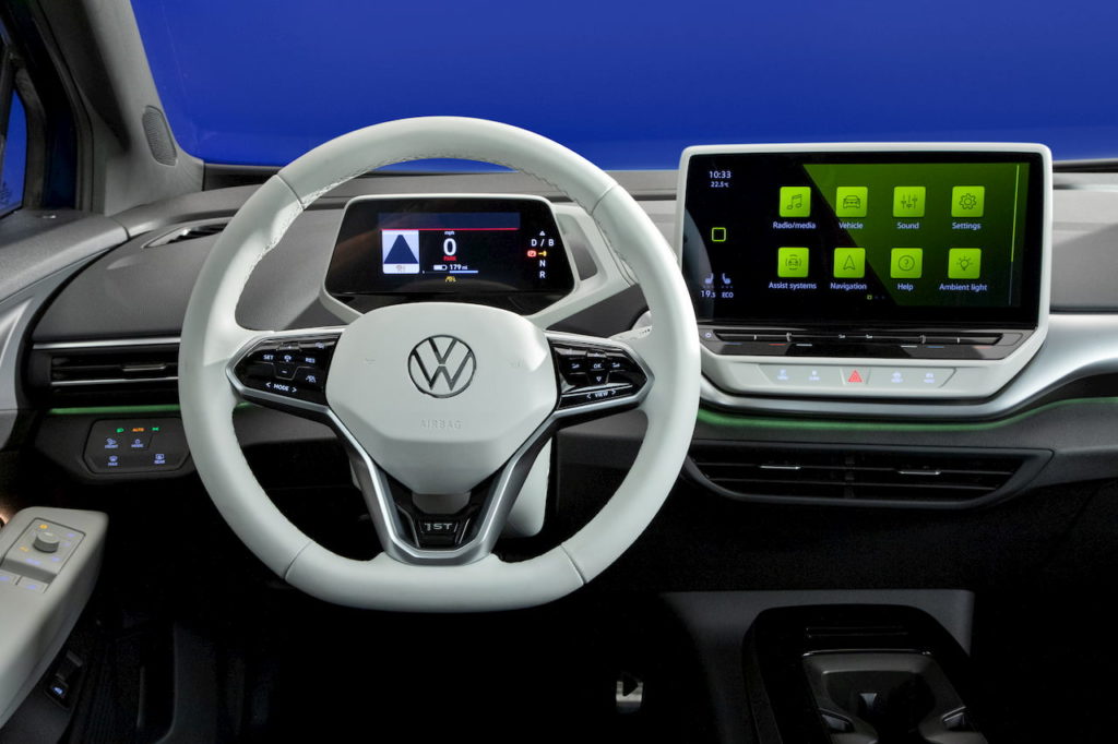 US-spec VW ID.4 interior dashboard driver side