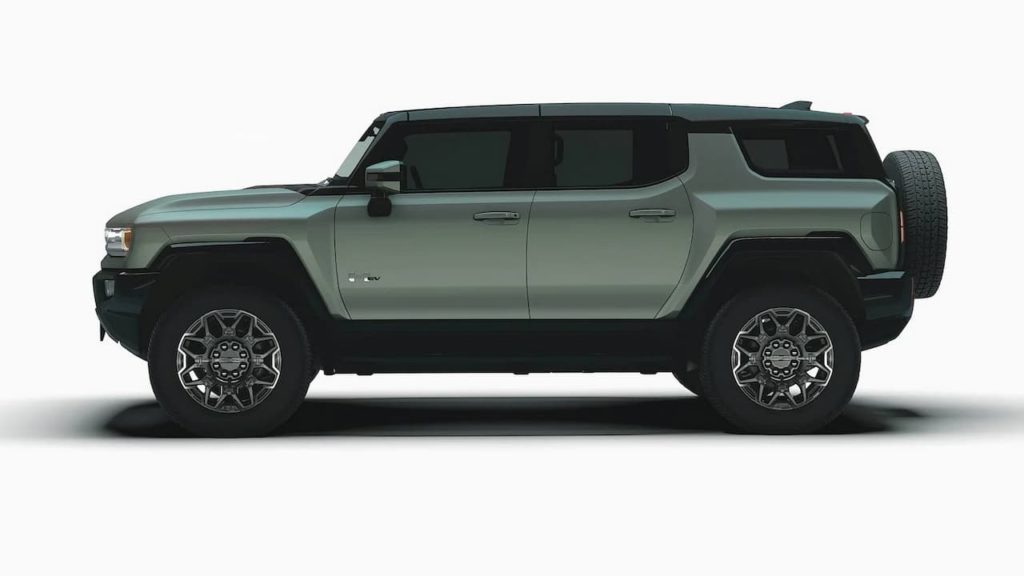 Electric Hummer SUV side