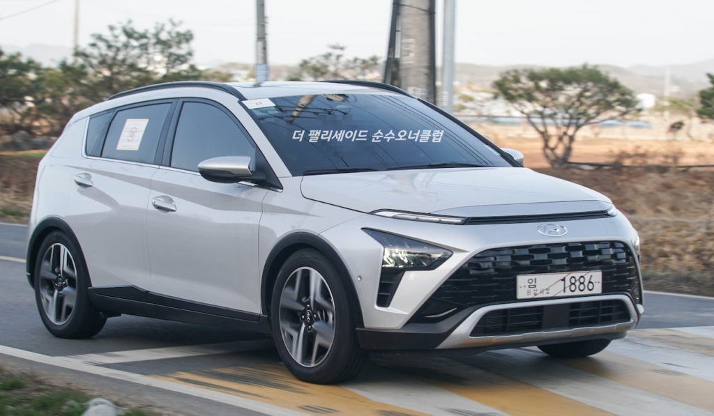 Hyundai Bayon front three quarters live image