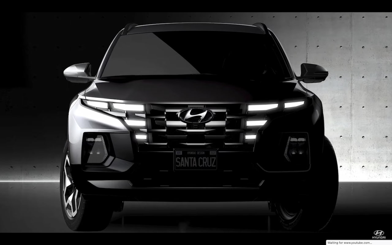 Hyundai Santa Cruz truck front design render