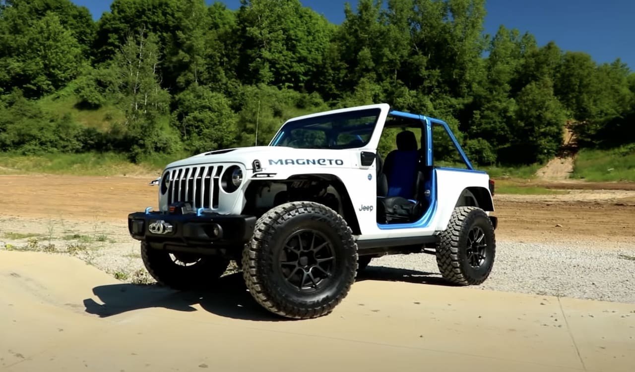 Jeep Wrangler electric will be submersible, offer front storage
