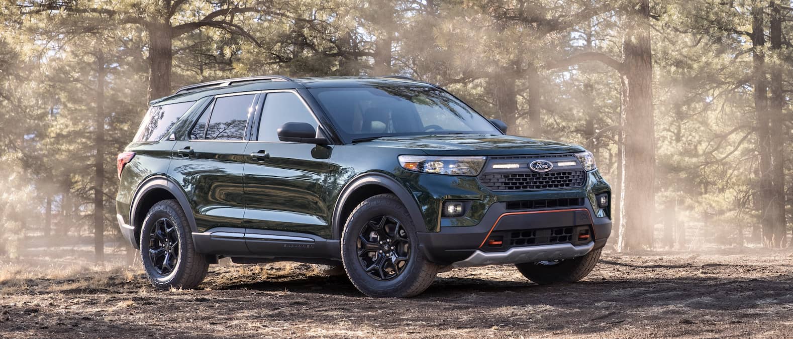 2021 Ford Explorer Timberline front three quarters