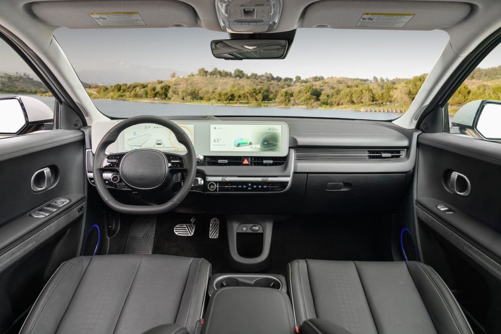 US-spec Hyundai Ioniq 5 interior dashboard