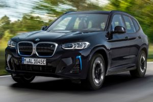 2022 BMW iX3 facelift front three quarters right side