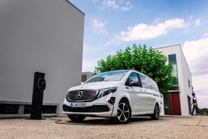 Mercedes EQV charging