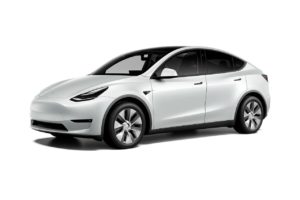 New Tesla Model Y Standard Range front three quarters