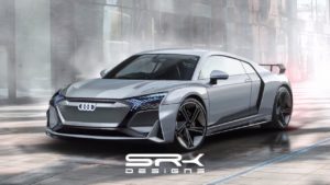 Next-gen Audi R8 e-tron rendering