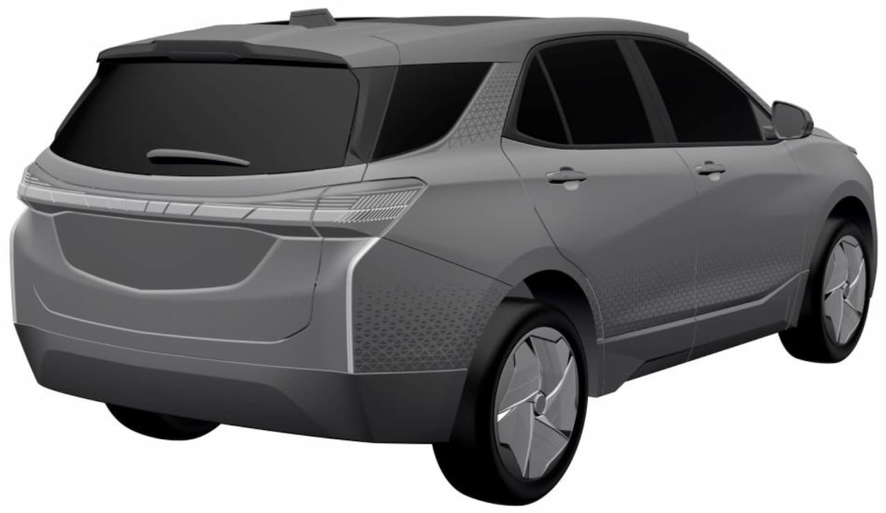 Chevrolet Equinox EV in the making, leaked in patent images
