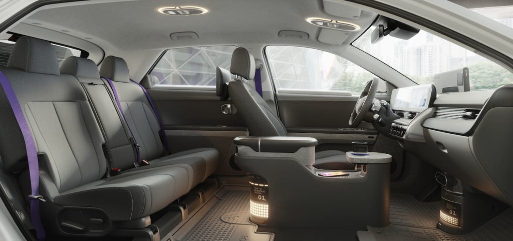 Motional Hyundai Ioniq 5 Robotaxi interior