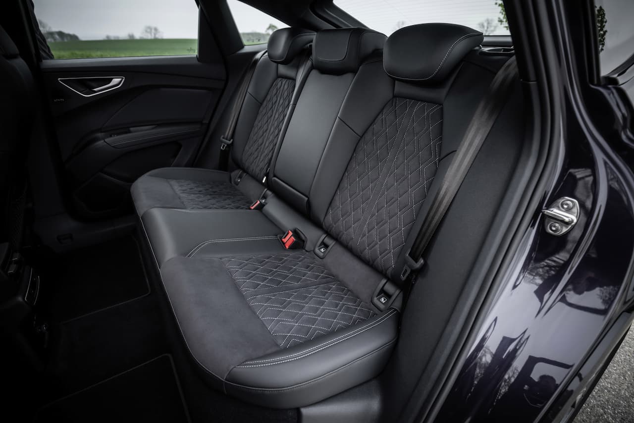 Audi Q4 Sportback e-tron rear seats