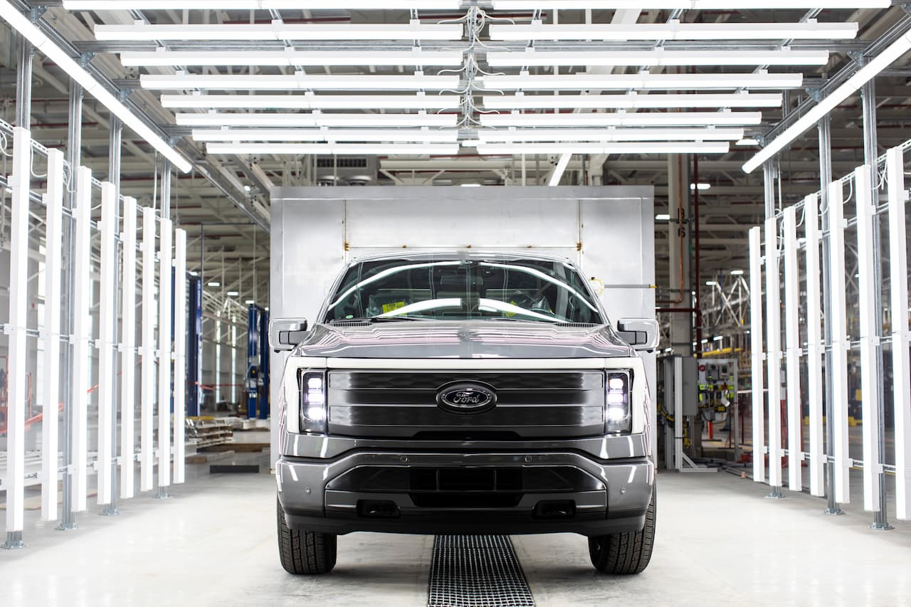 Ford F-150 Lightning front pre-production