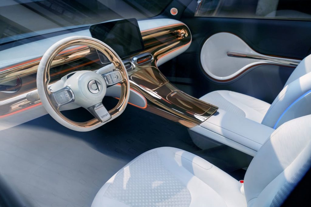 smart Concept #1 smart SUV interior dashboard