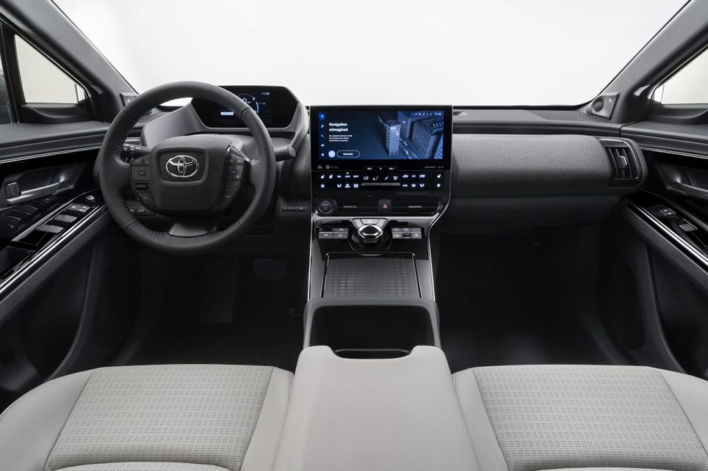 2023 Toyota bZ4X interior dashboard