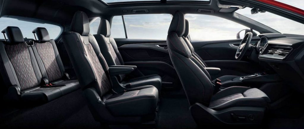 Audi Q5 e-tron six seat layout