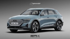 2022 Audi e-tron facelift rendering
