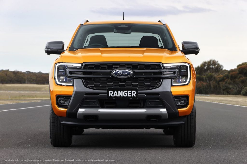 2022 Ford Ranger front