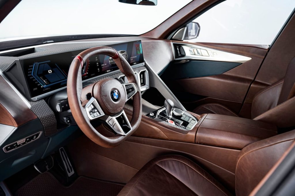 BMW Concept XM interior dashboard