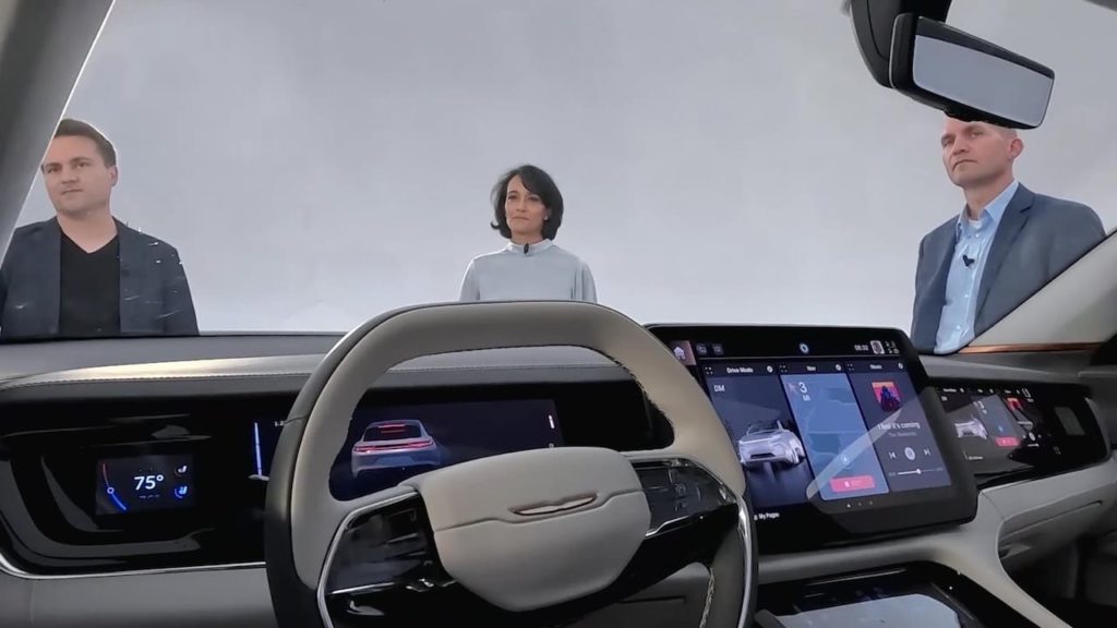 Chrysler Airflow EV concept interior dashboard