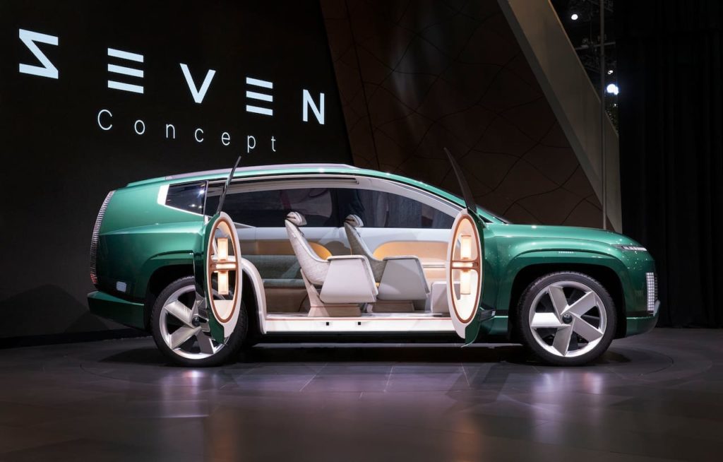 Hyundai Seven Concept interior 2021 LA Auto Show