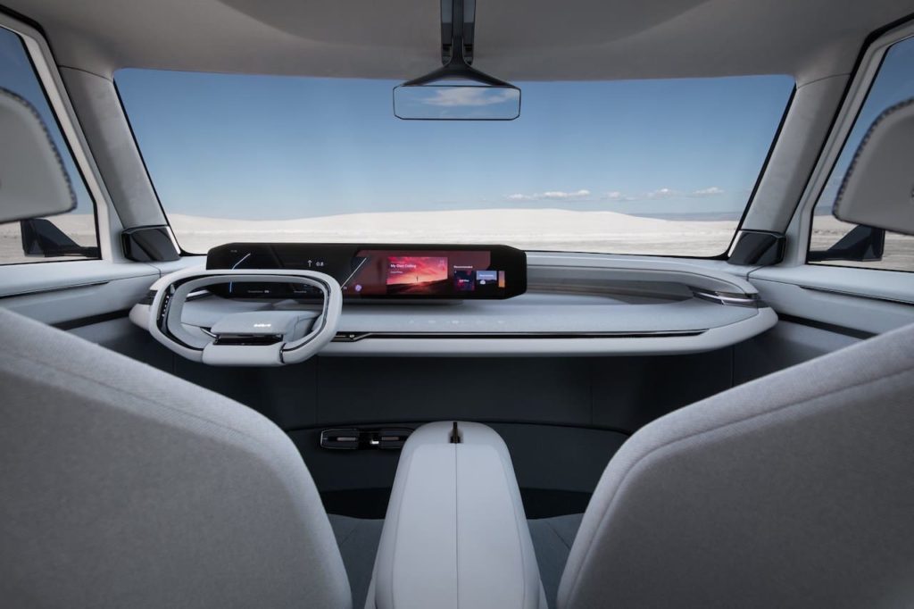 Kia EV9 concept interior concept interior
