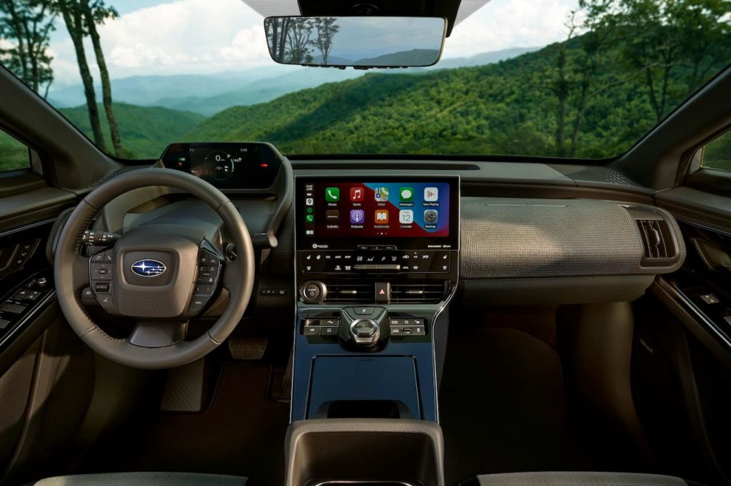 Subaru Solterra interior dashboard