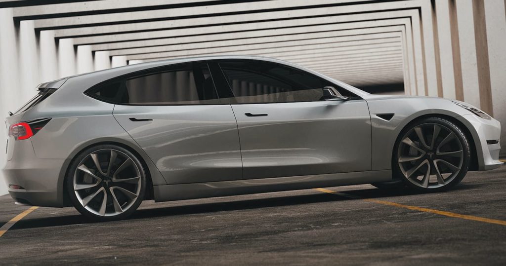 Tesla Model Q rendering