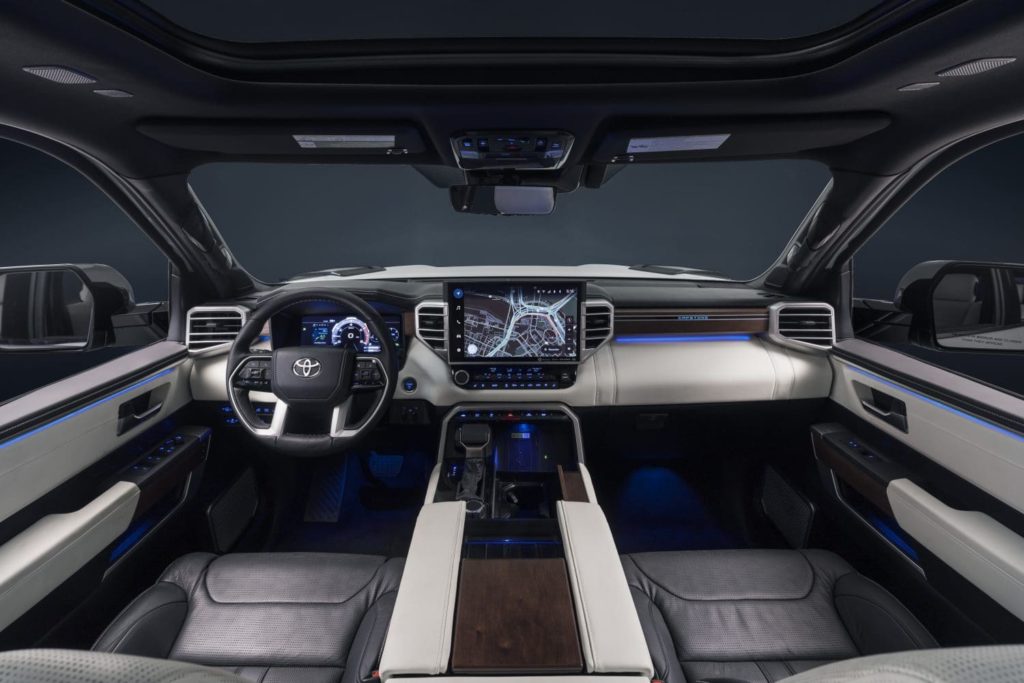 Toyota Tundra Capstone interior dashboard