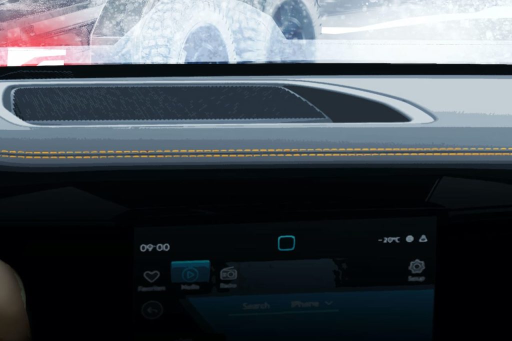2023 VW Amarok interior infotainment teaser