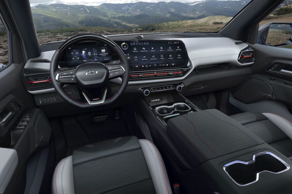 2024 Chevrolet Silverado EV RST interior dashboard