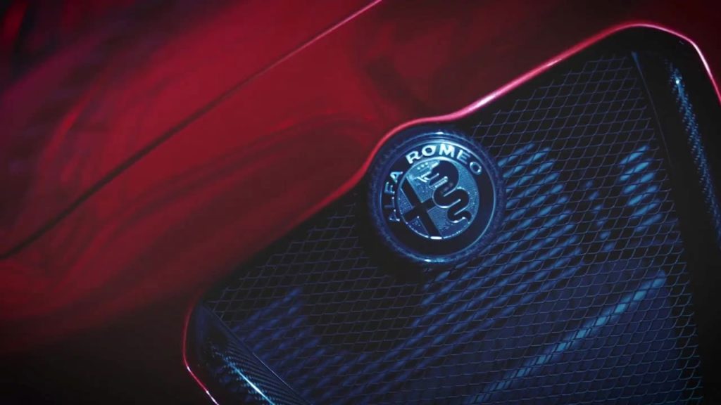 Alfa Romeo Tonale logo grille teaser