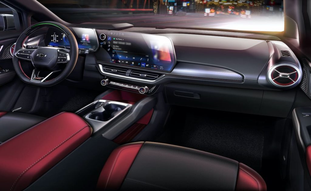 Chevrolet Equinox EV RS interior dashboard