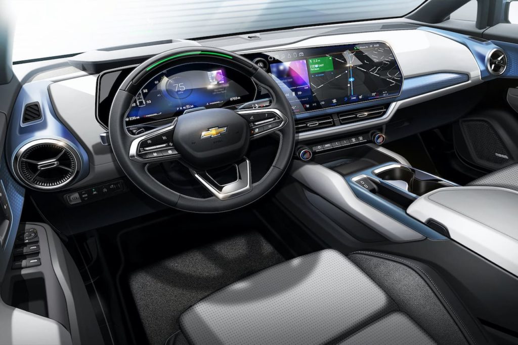 Chevrolet Equinox EV interior dashboard new