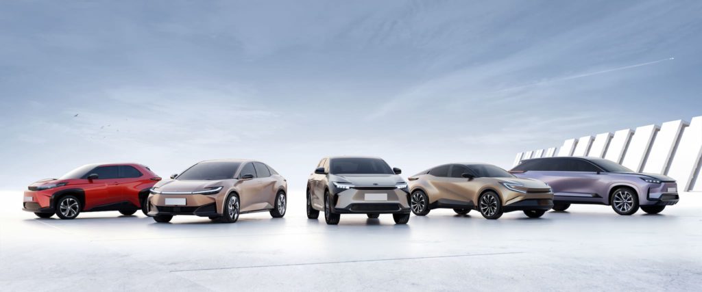 Future Toyota bZ EV models