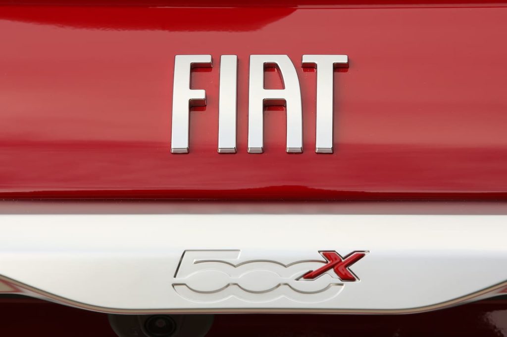 2022 Fiat 500X Fiat logo rear