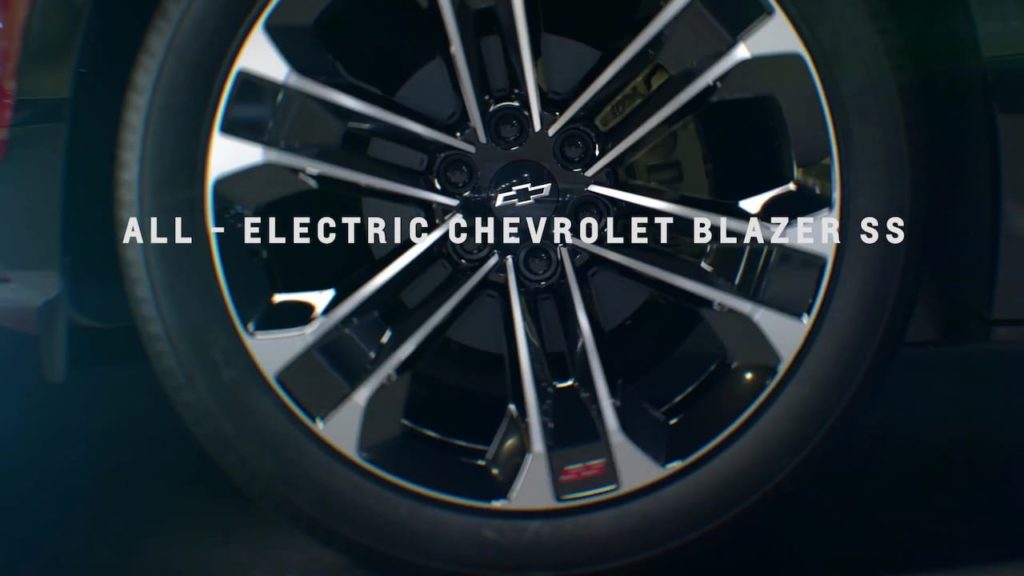 2024 Chevrolet Blazer SS EV wheel teaser
