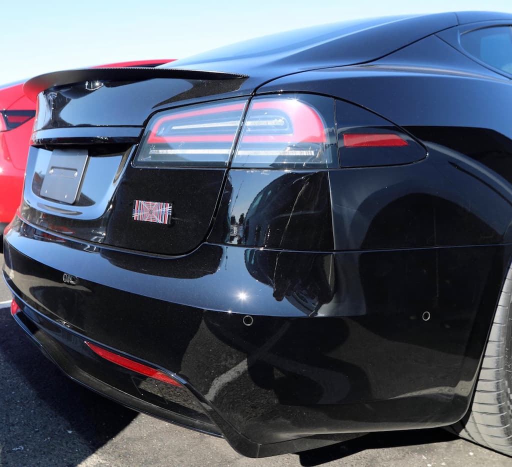 2022 Tesla Model S Plaid badge