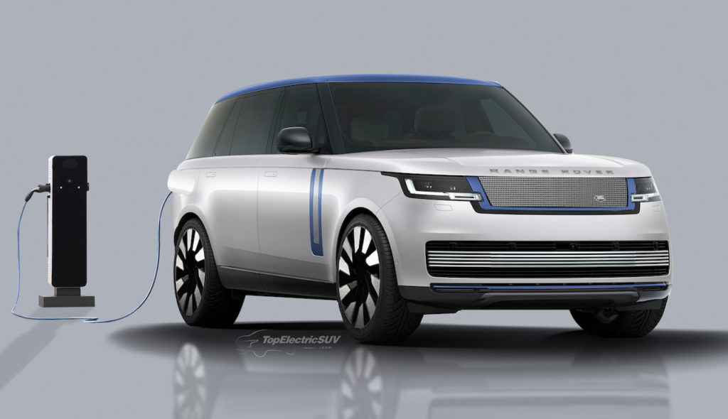 2024 Range Rover Electric rendering
