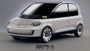 Fiat Multipla EV rendering