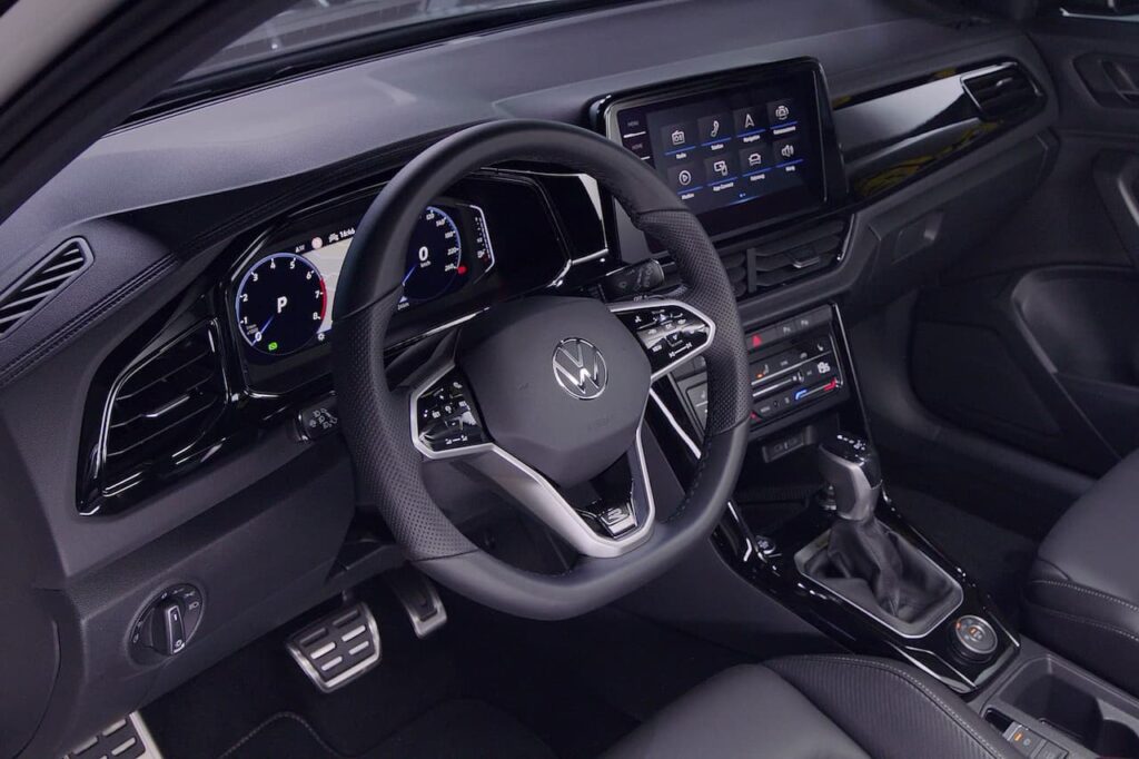New VW T-Roc R-Line interior dashboard