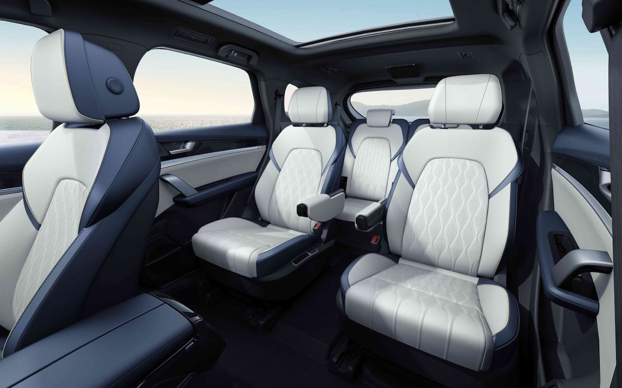 2022 BYD Tang EV facelift interior seats
