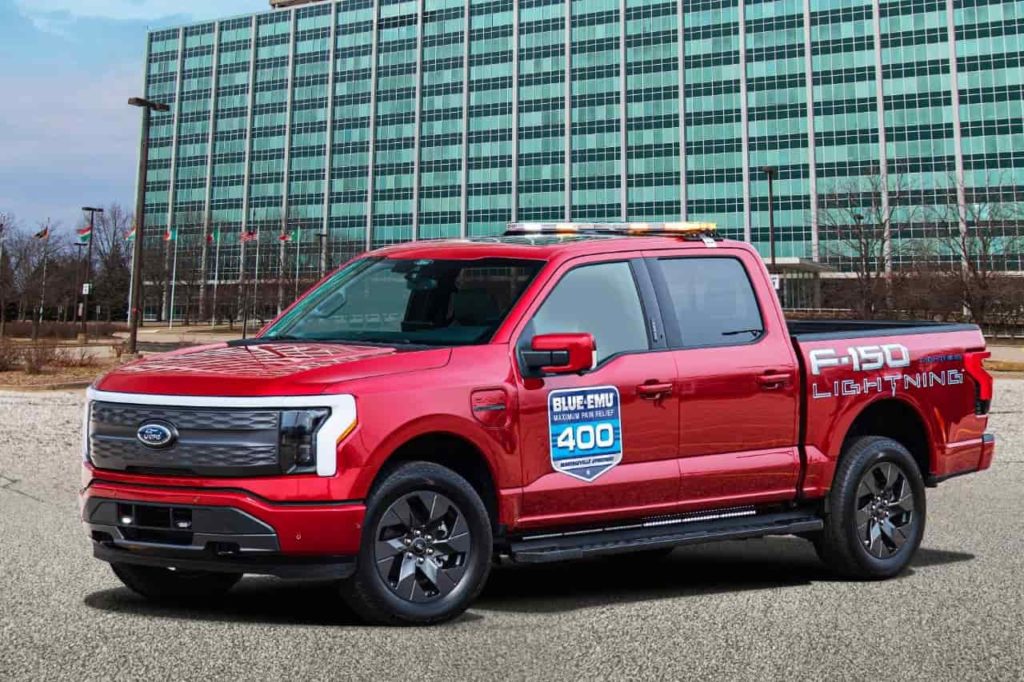2022 Ford F-150 Lightning NASCAR pace vehicle