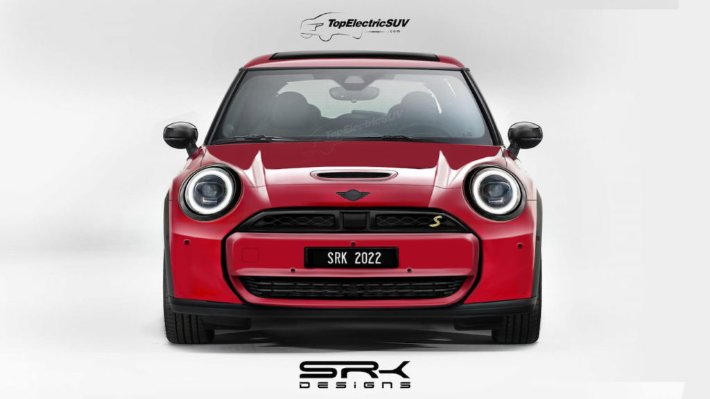 2024 MINI Electric rendering front angle