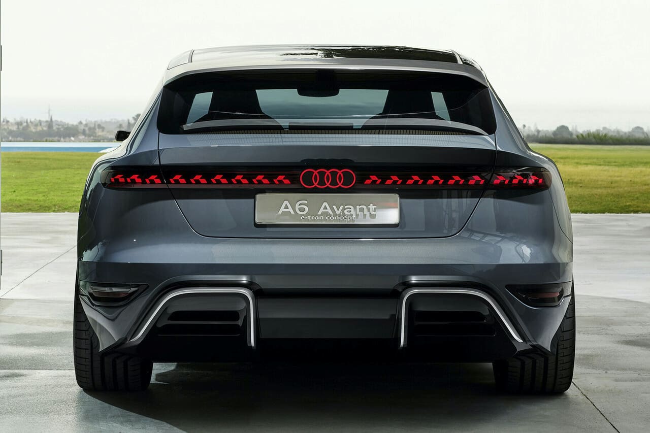 Audi A6 Avant e-tron concept rear