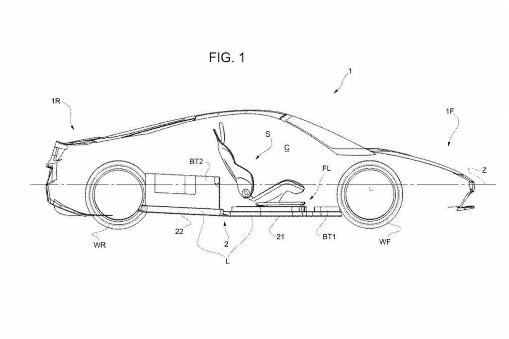 Ferrari electric car patent